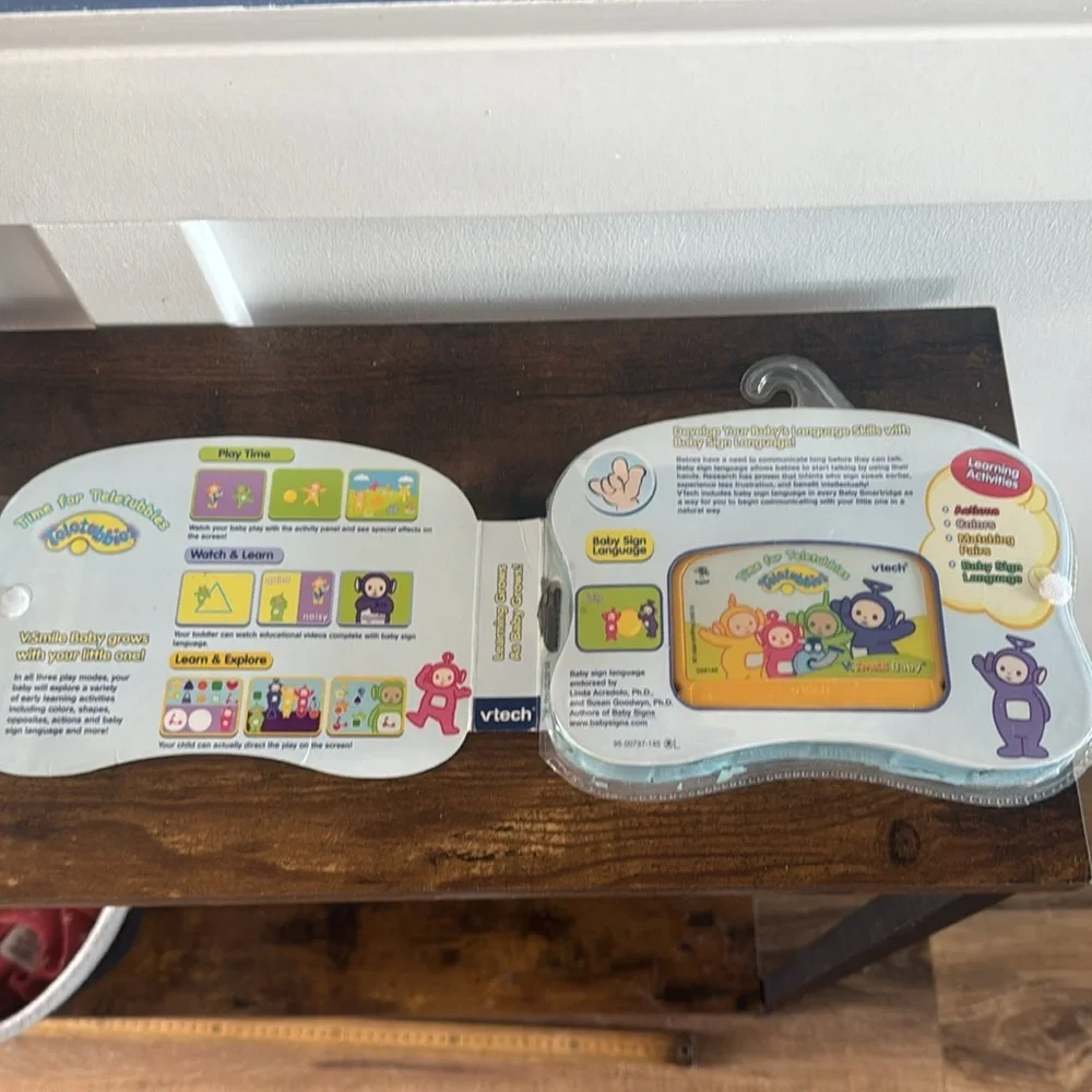 Teletubbies Time for Teletubbies Vtech V.Smile Baby Game Cartridge Learning New